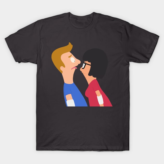 Tina x Jimmy Jr T-Shirt by gray-cat